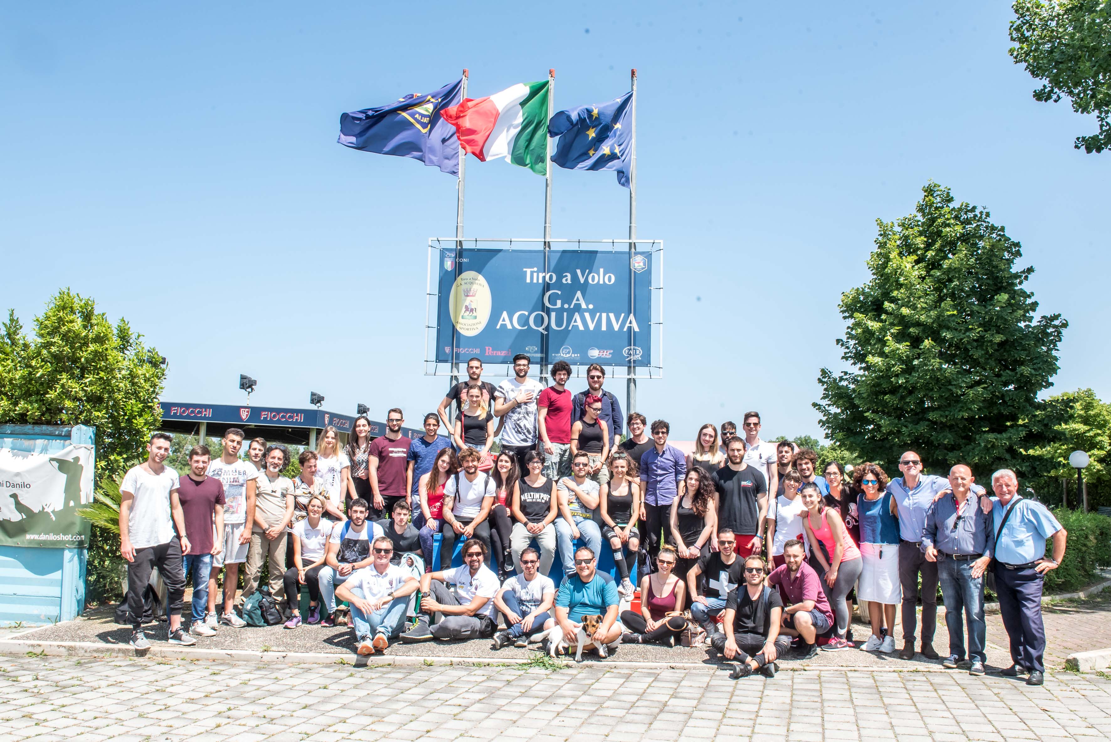 THE UNIVERSITY STUDENTS OF L’AQUILA CRUSHED CLAYS WITH FIOCCHI