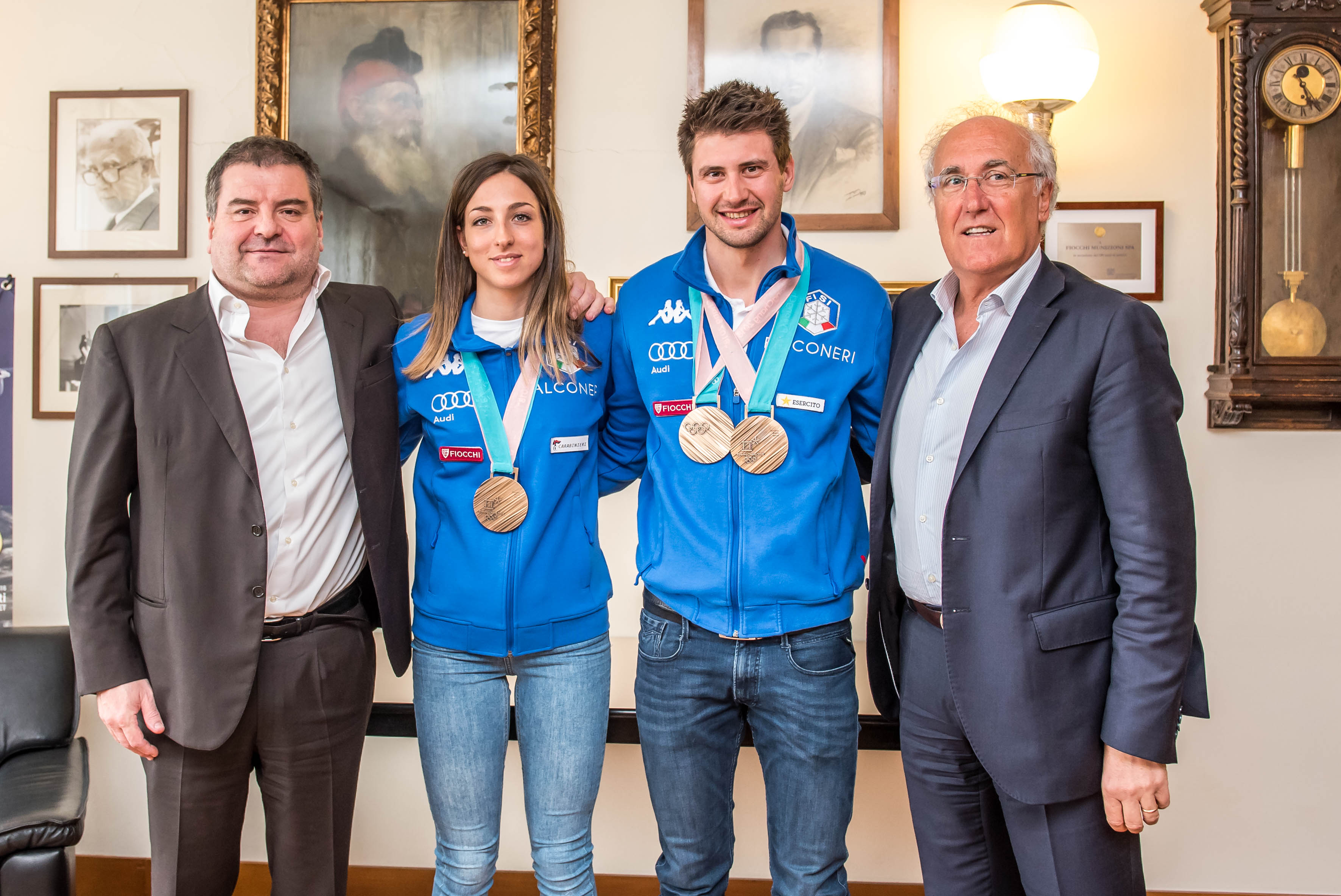 ITALIAN BIATHLON CHAMPIONS SPENT A DAY AT OUR HEADQUARTER